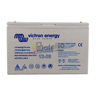 Bater�a Victron Energy AGM Super Cycle | 12 Voltios 38 Amperios